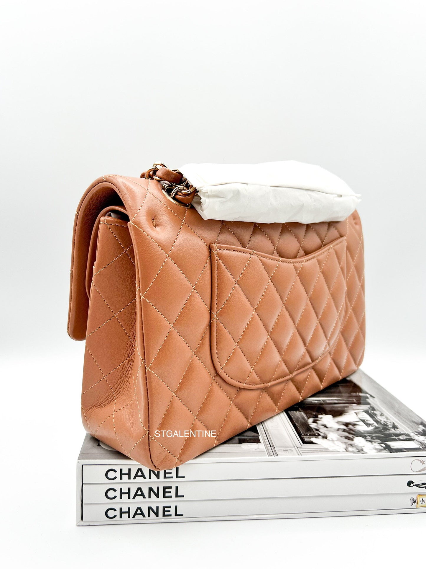 Caramel Chanel Classic Flap (Medium)
