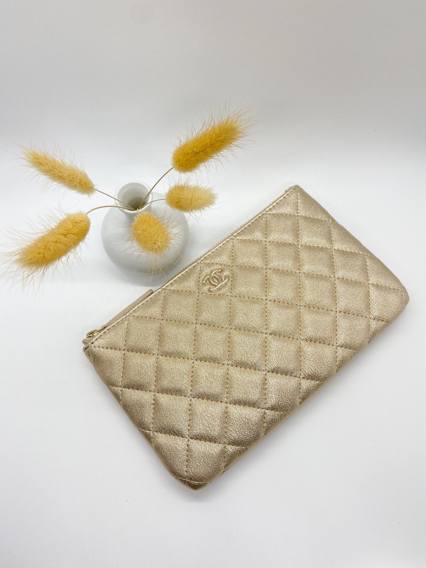 Chanel Gold Small O Case