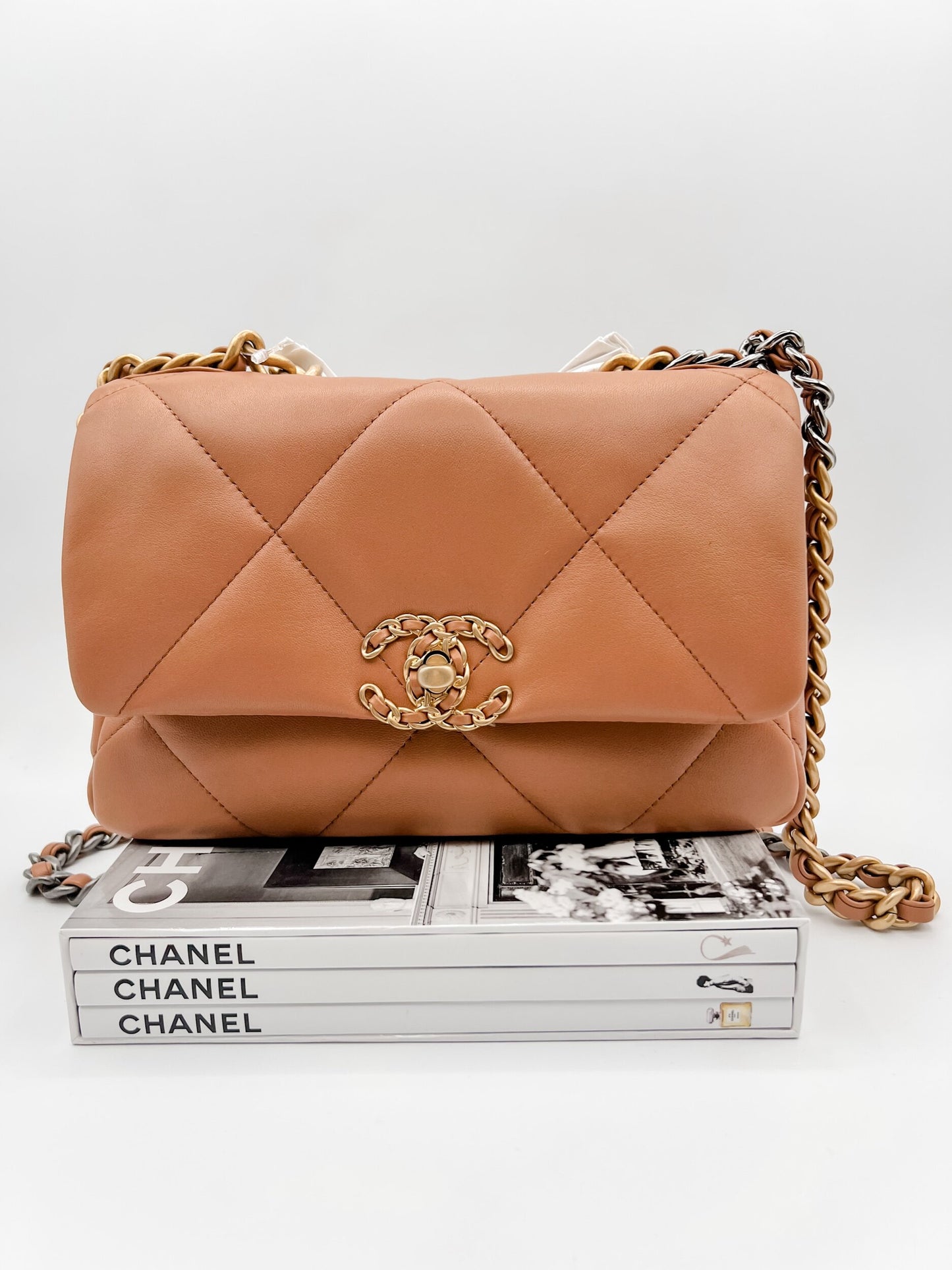 Chanel 19 Caramel in Small
