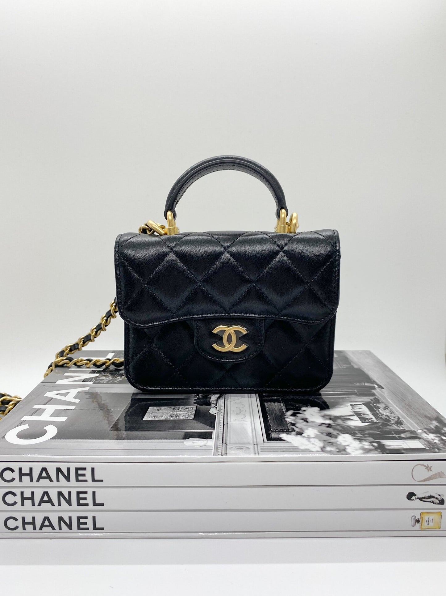 Chanel Flap Coin Purse (Black)