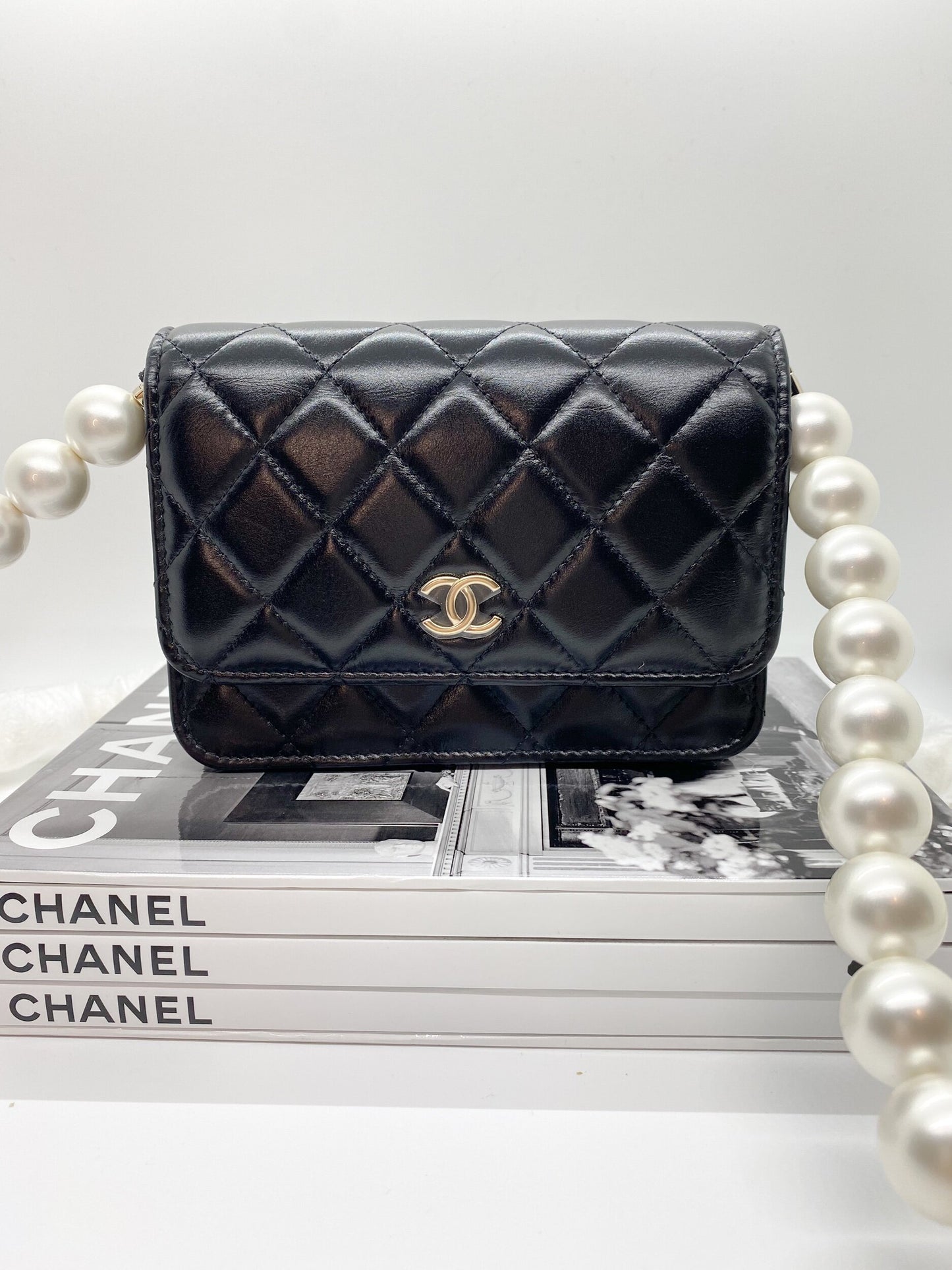 Chanel Wallet On Pearls
