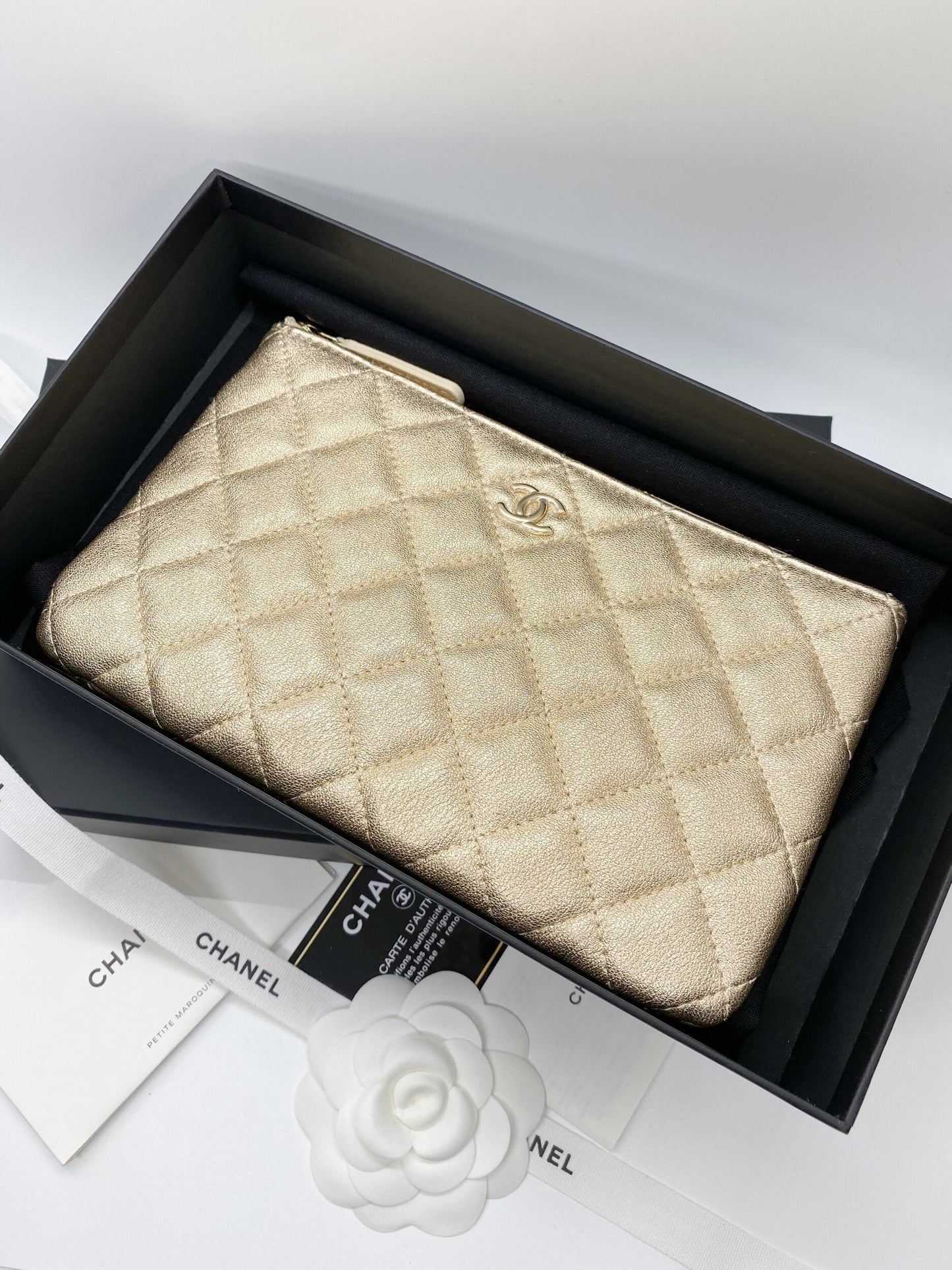 Chanel Gold Small O Case