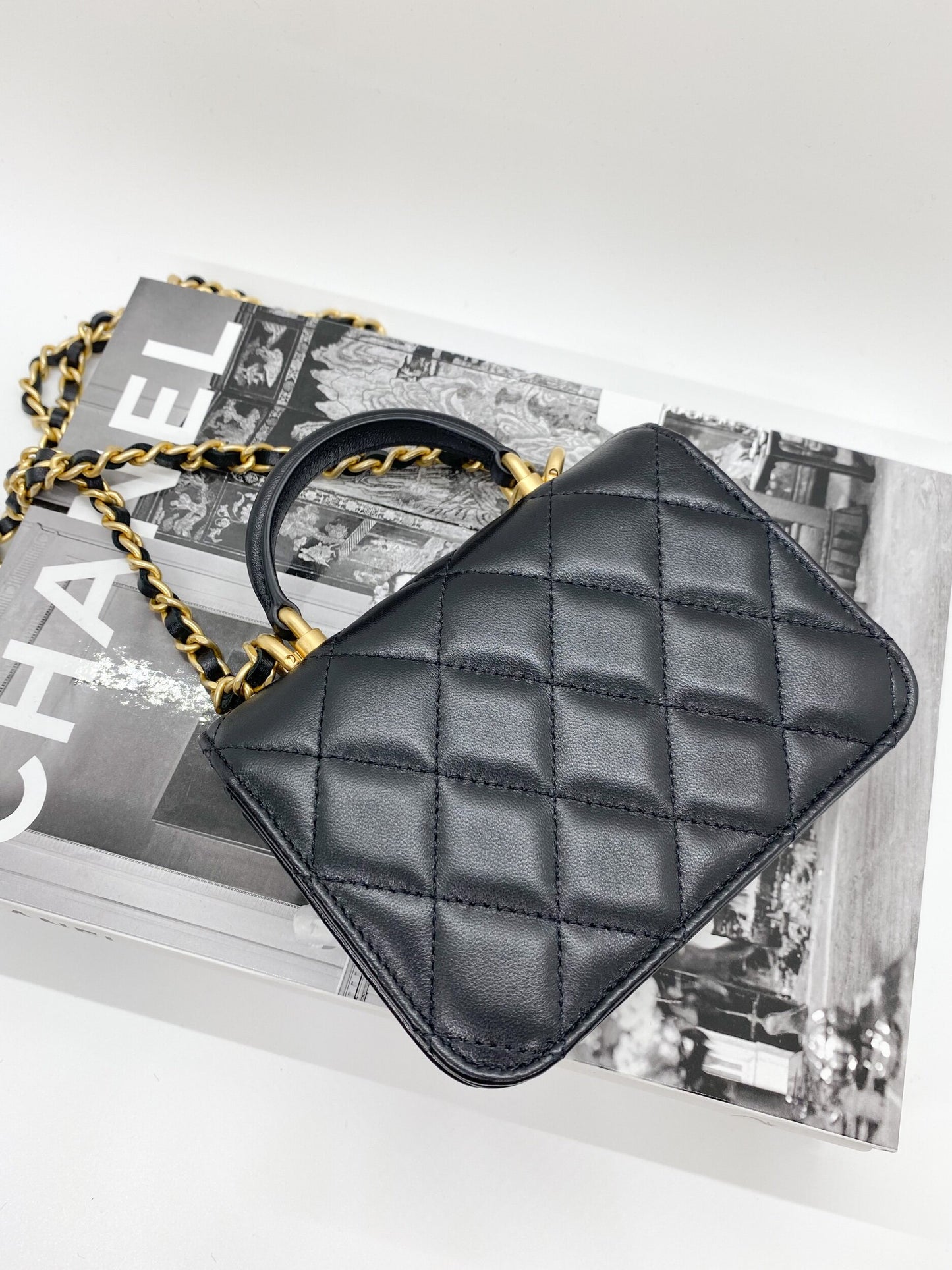 Chanel Flap Coin Purse (Black)