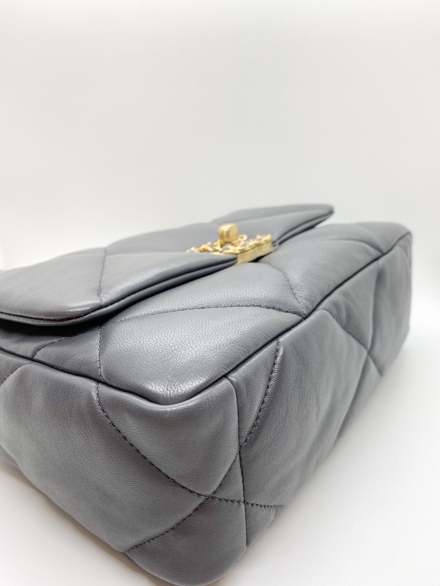 Chanel 19 Dark Grey in Small