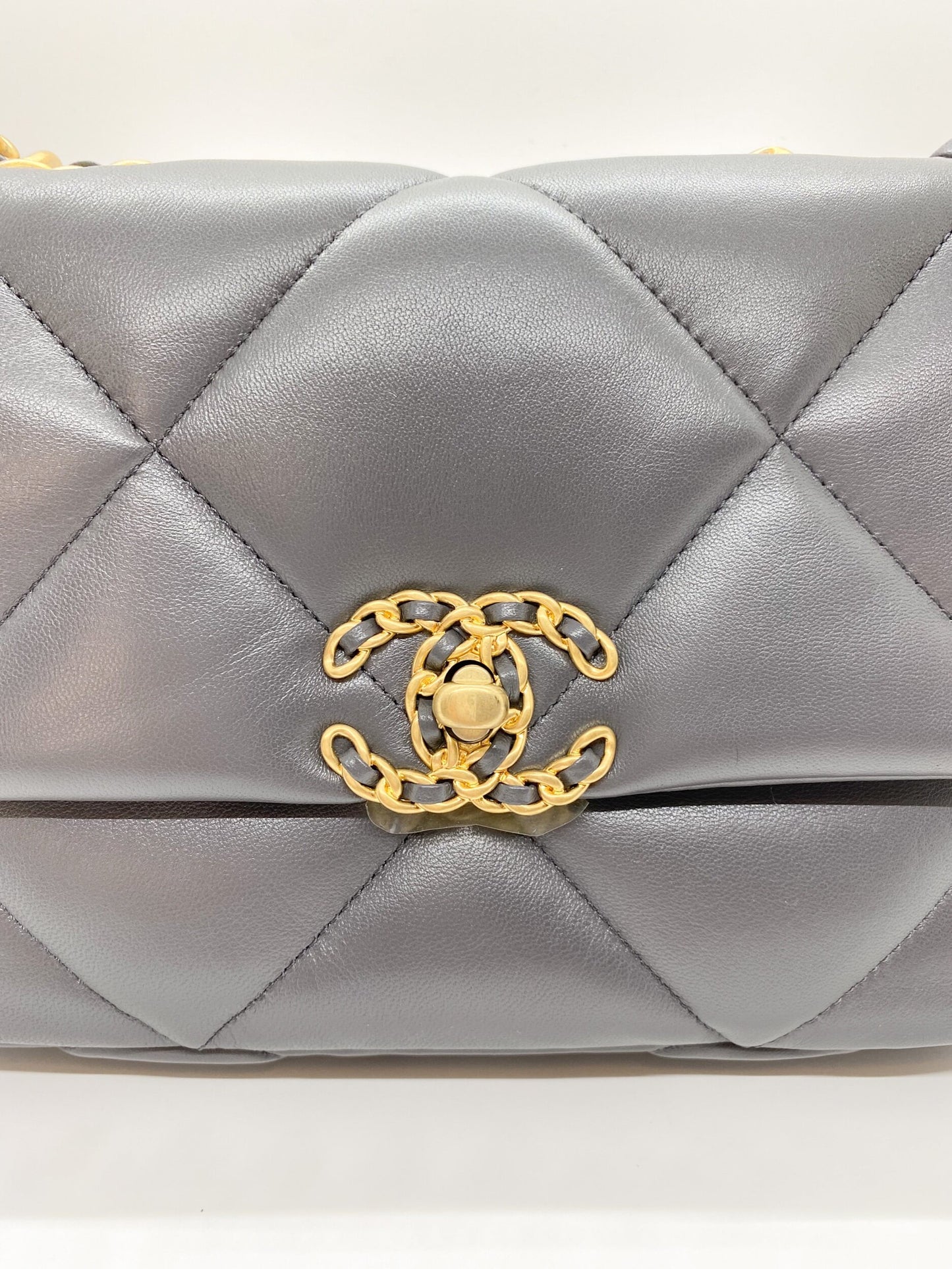Chanel 19 Dark Grey in Small