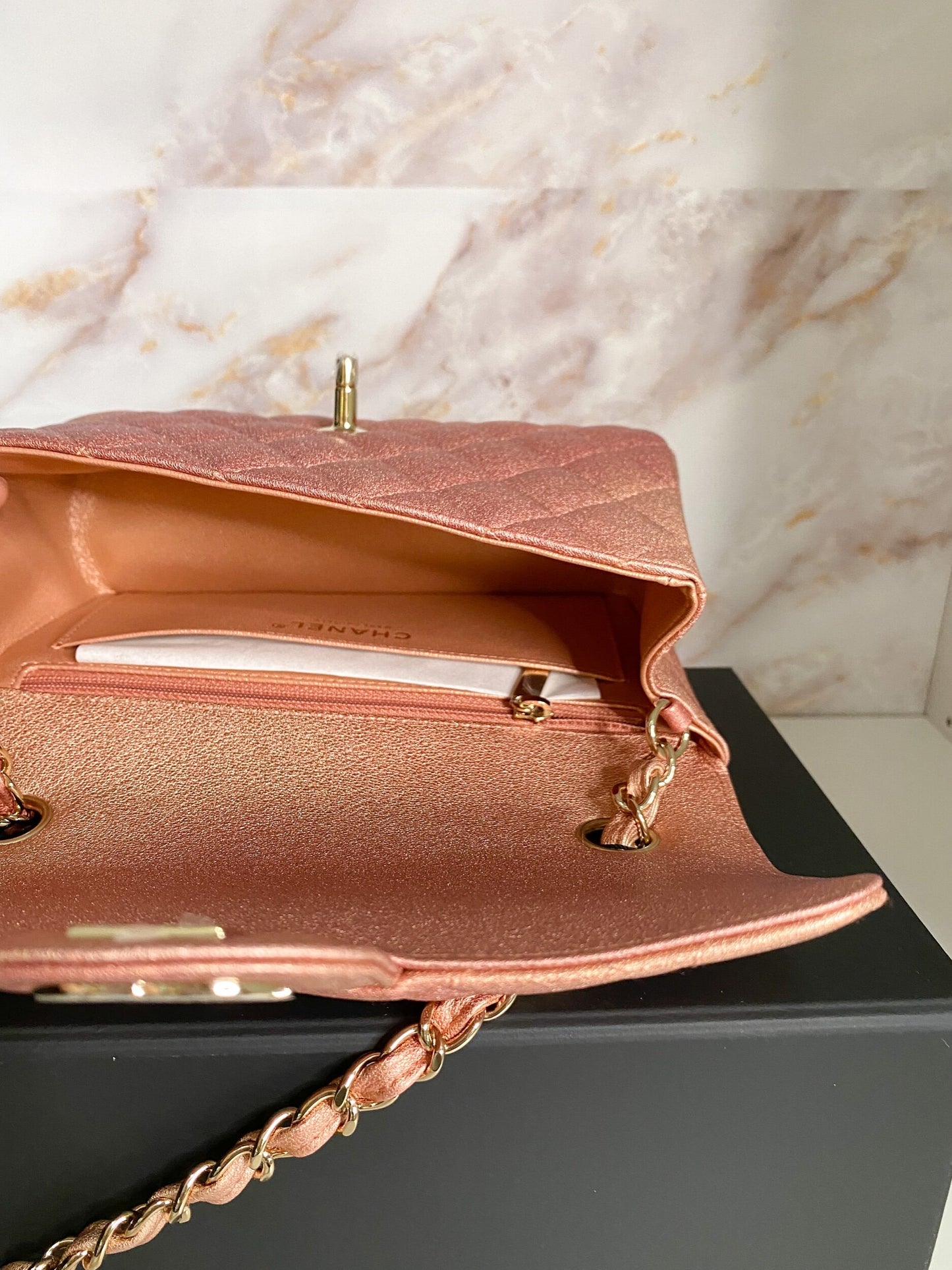 Chanel Classic Mini Flap (Rose Gold)
