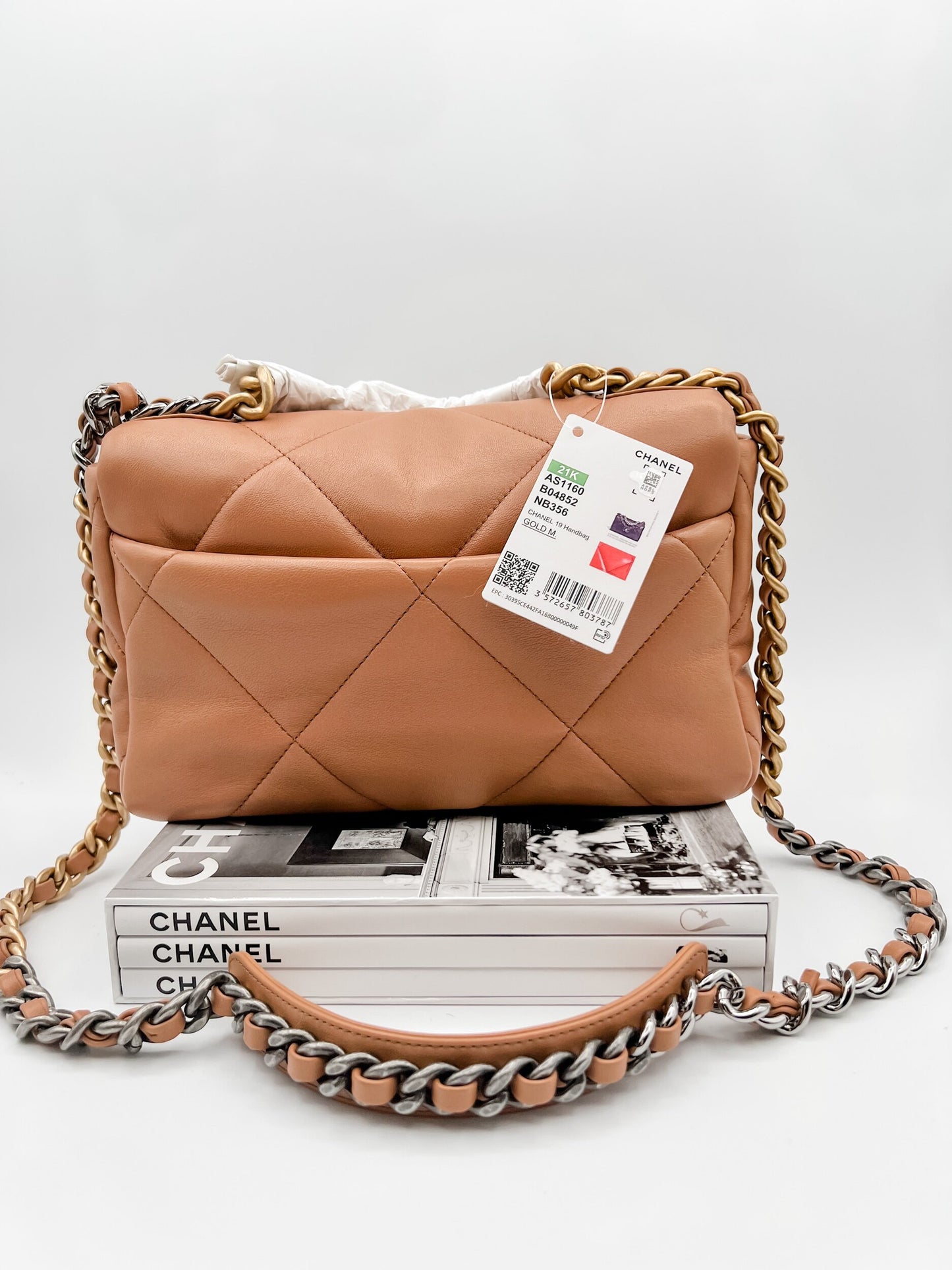 Chanel 19 Caramel in Small