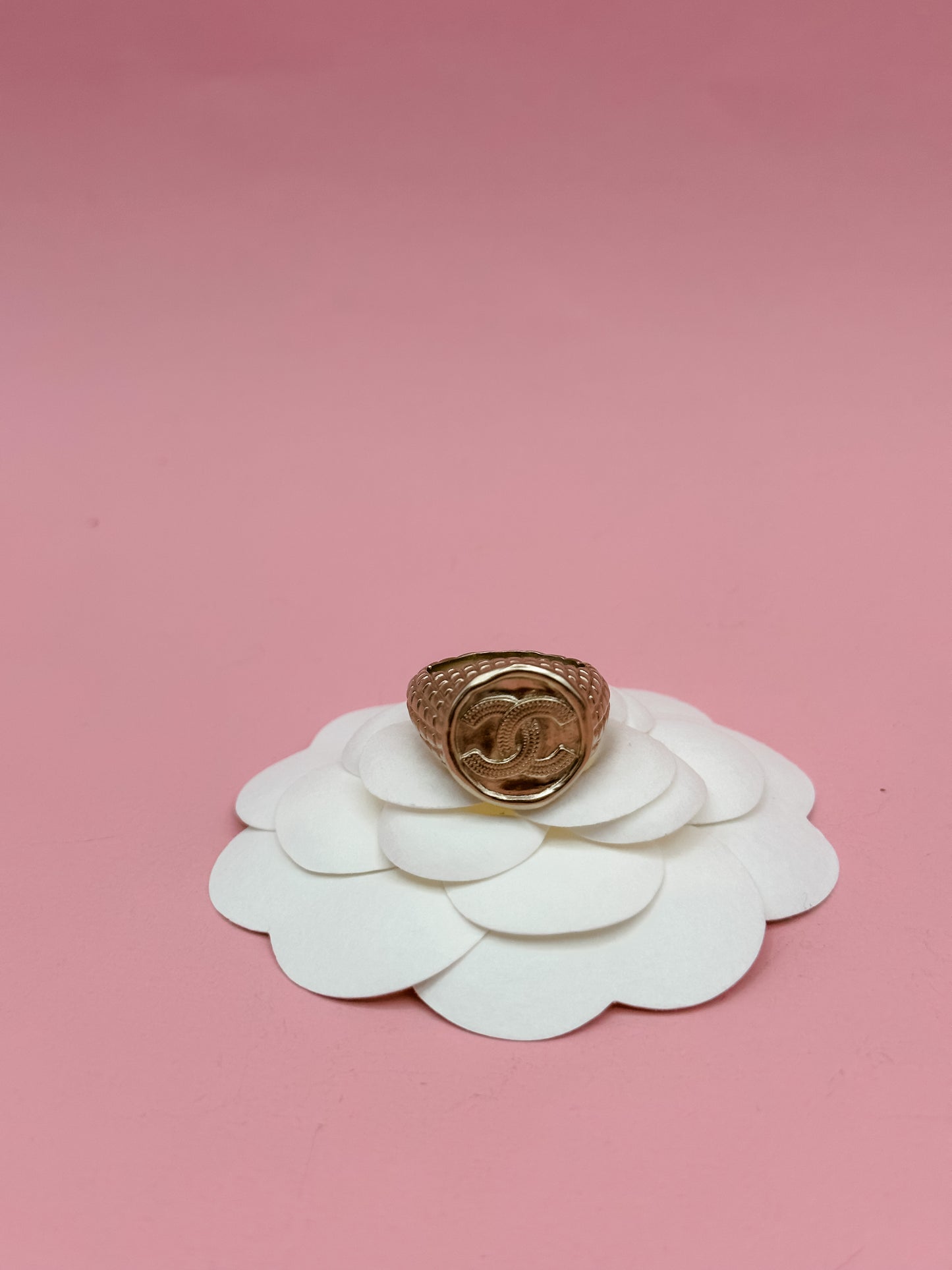 Chanel Round Logo Ring