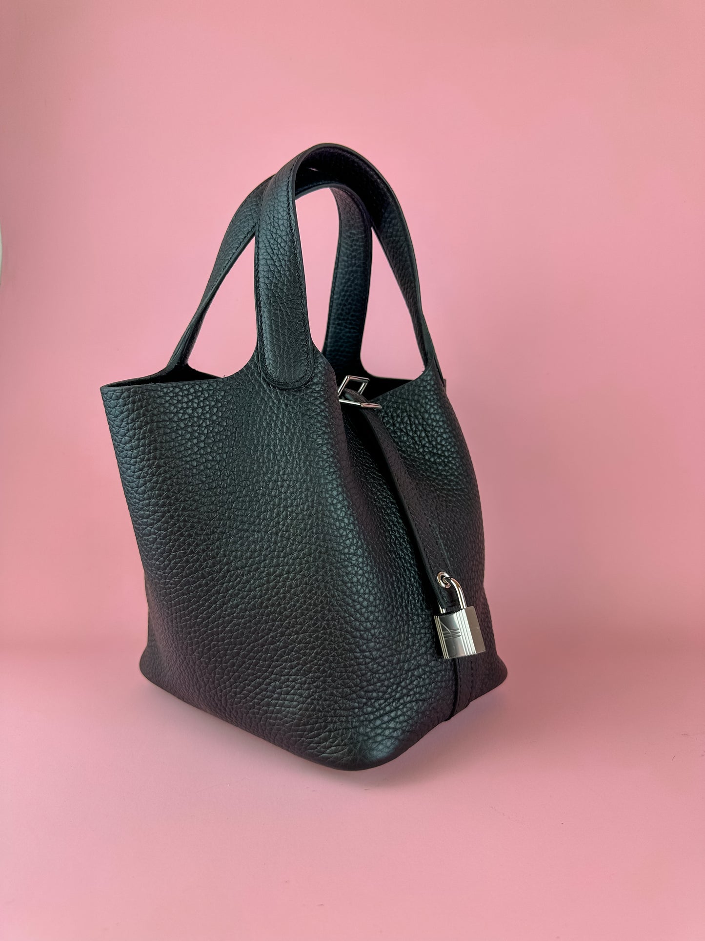 Hermes Picotin 18 Noir PHW