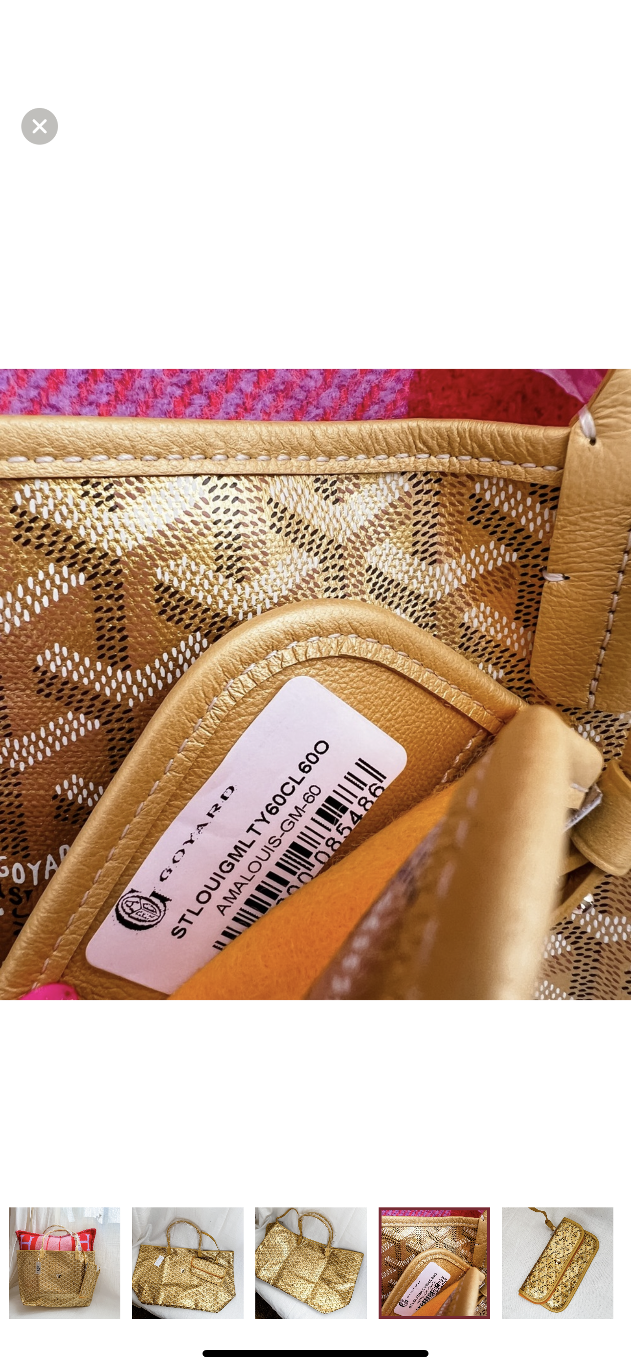 Goyard Limited Edition St Louis (Gold)