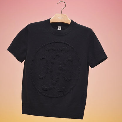 Hermes H-lift Short sleeve Sweater (Noir)