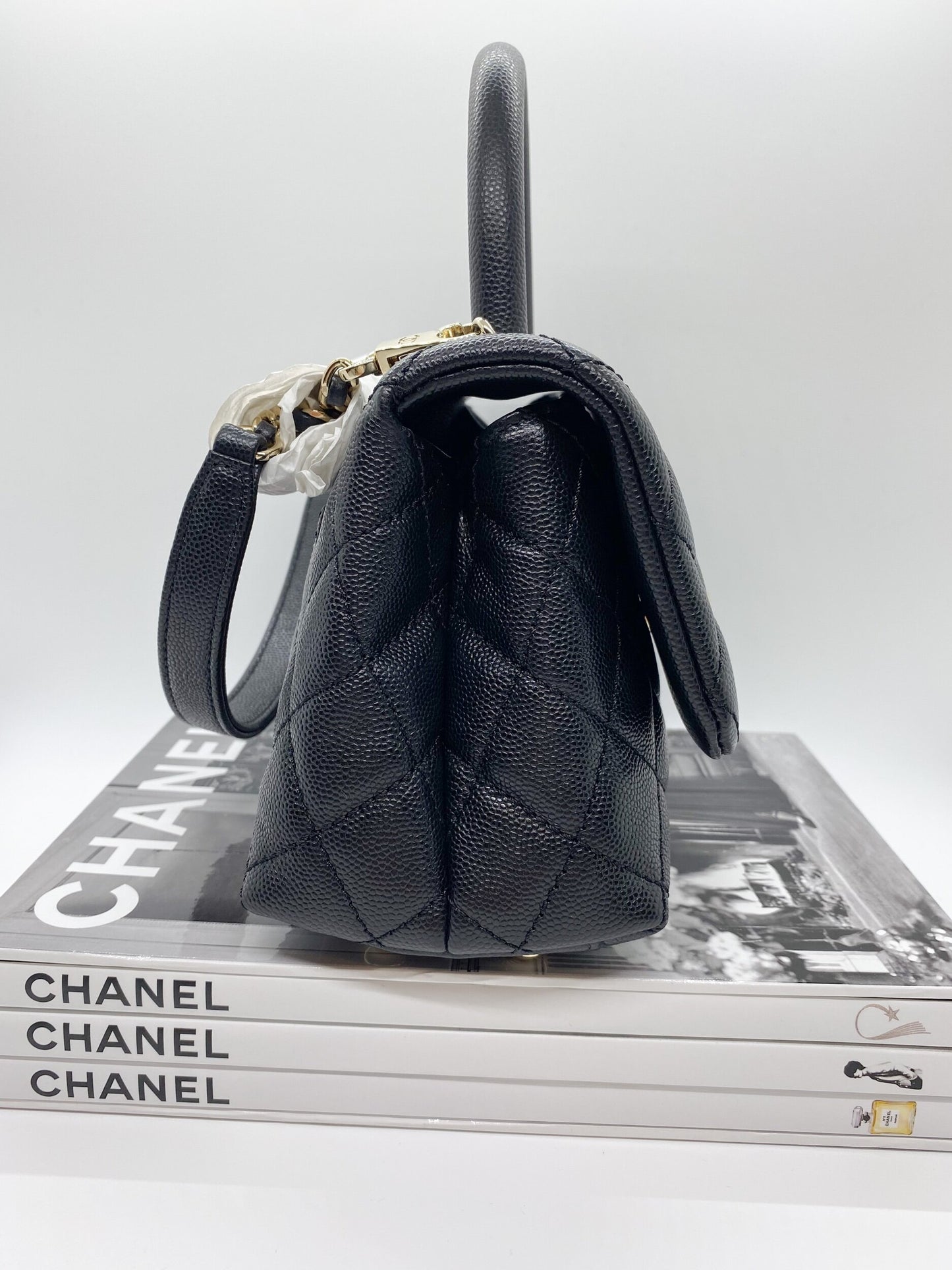 Chanel Black Extra Mini Coco Handle