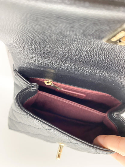 Chanel Black Extra Mini Coco Handle