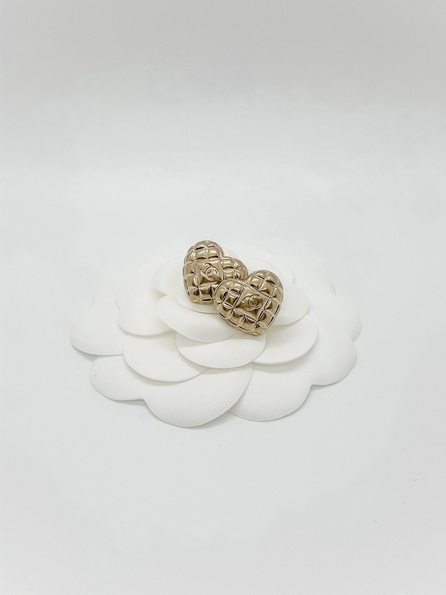 Chanel Heart Earrings