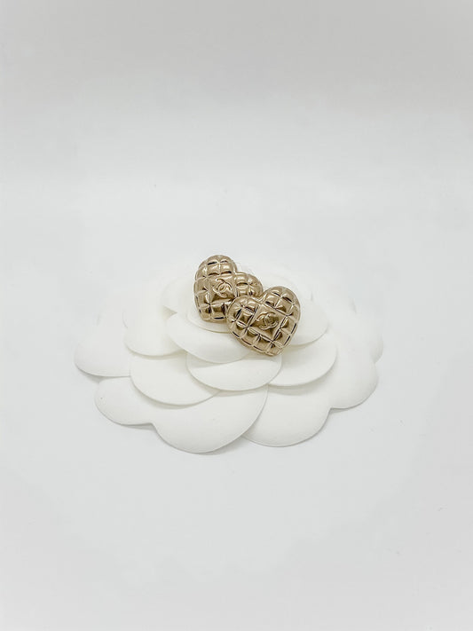 Chanel Heart Earrings