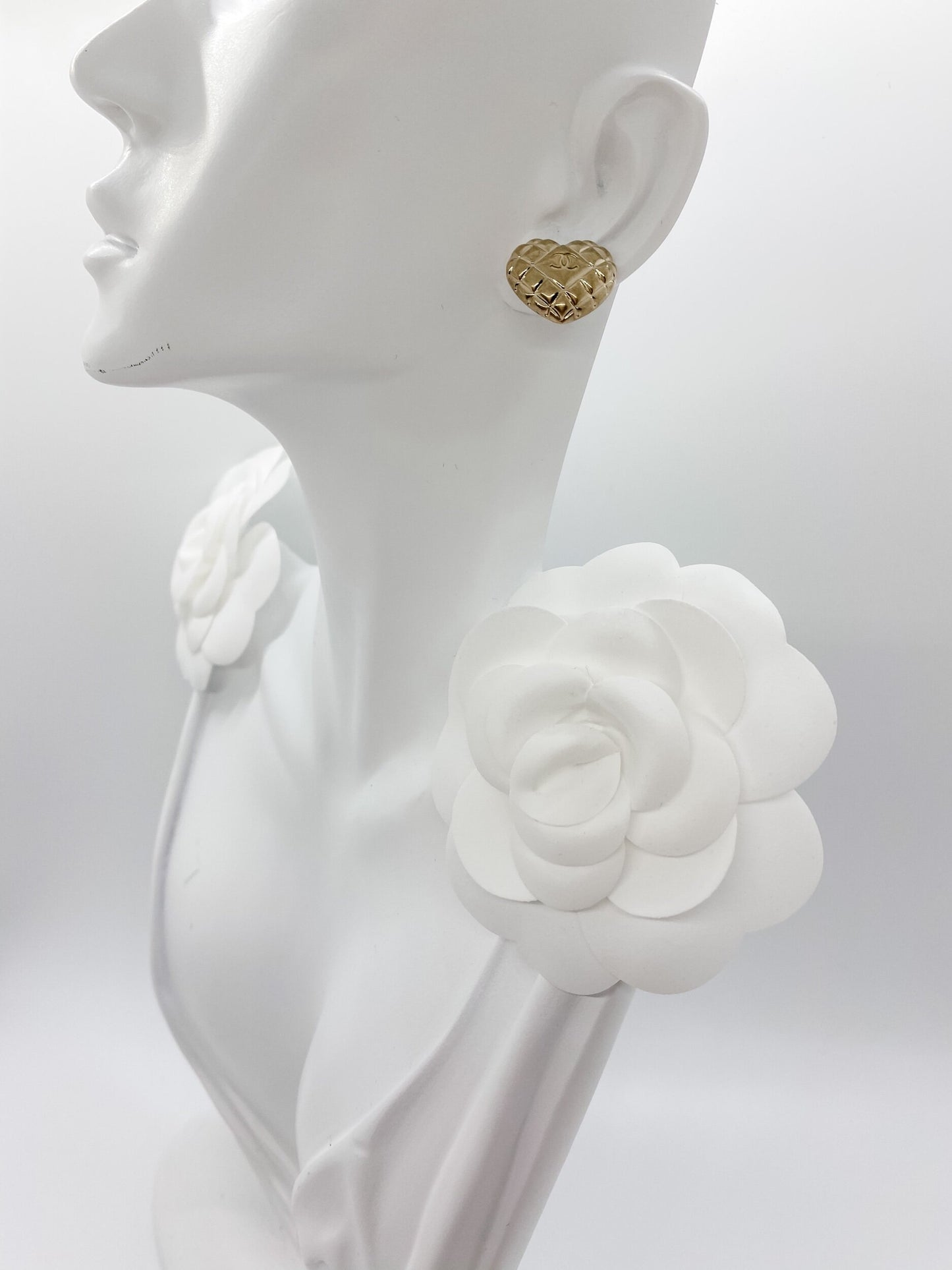 Chanel Heart Earrings