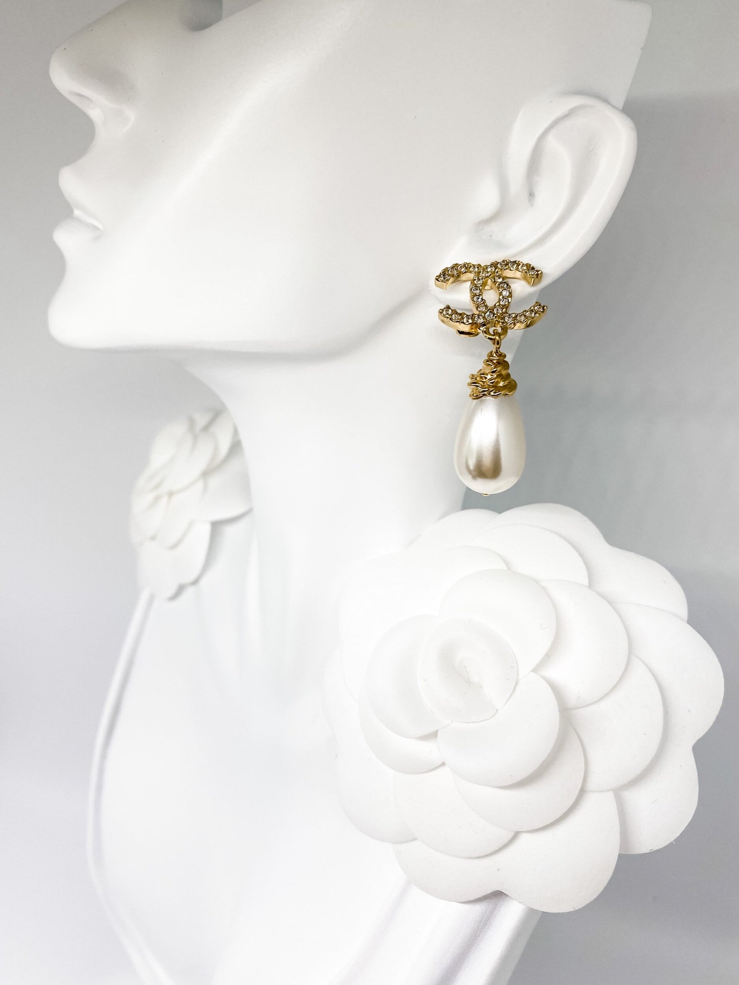 Chanel Pearl Treasure Earrings