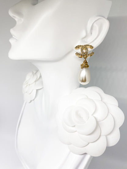 Chanel Pearl Treasure Earrings