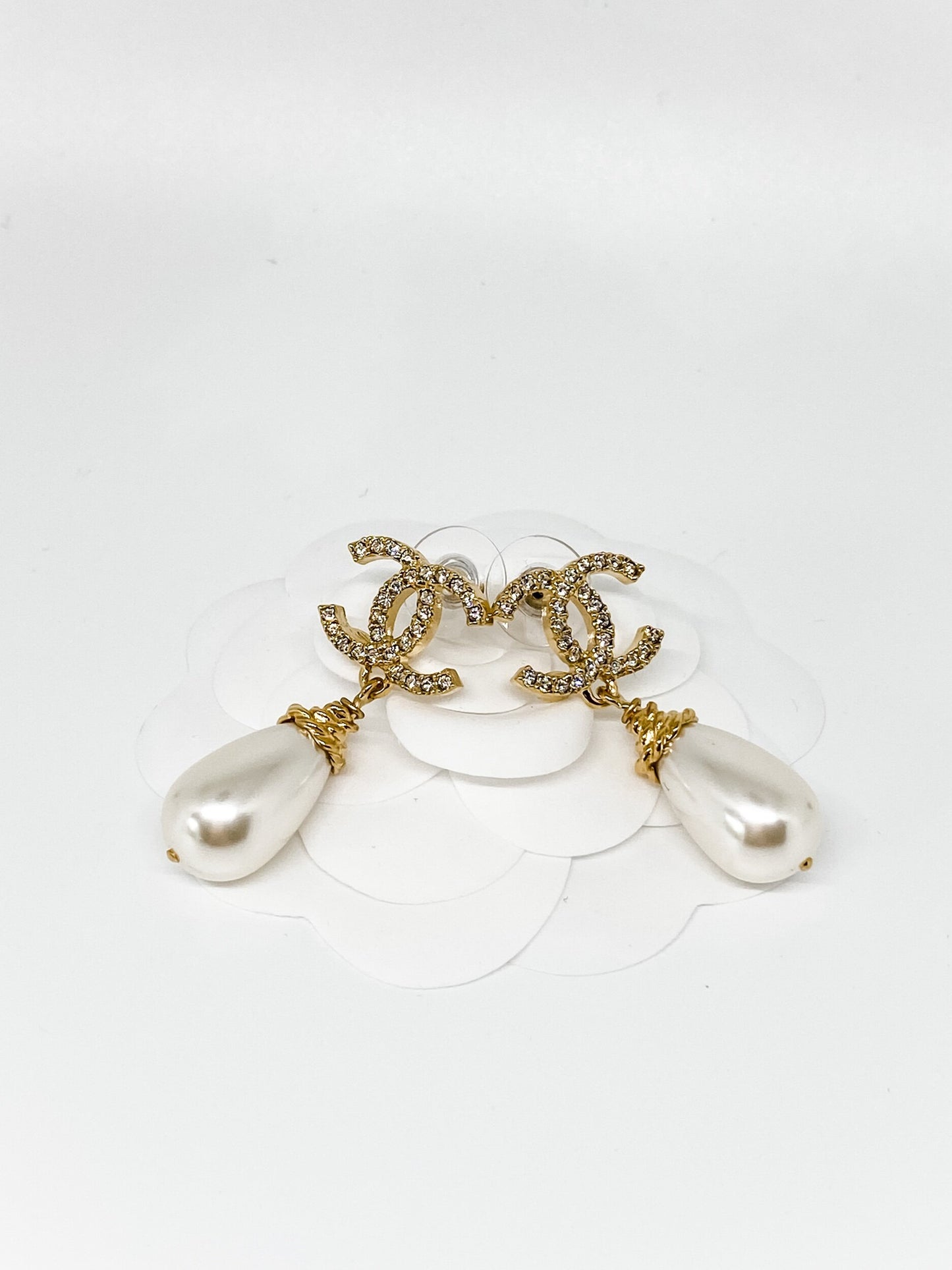 Chanel Pearl Treasure Earrings