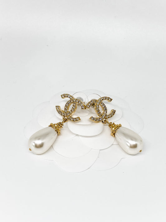 Chanel Pearl Treasure Earrings