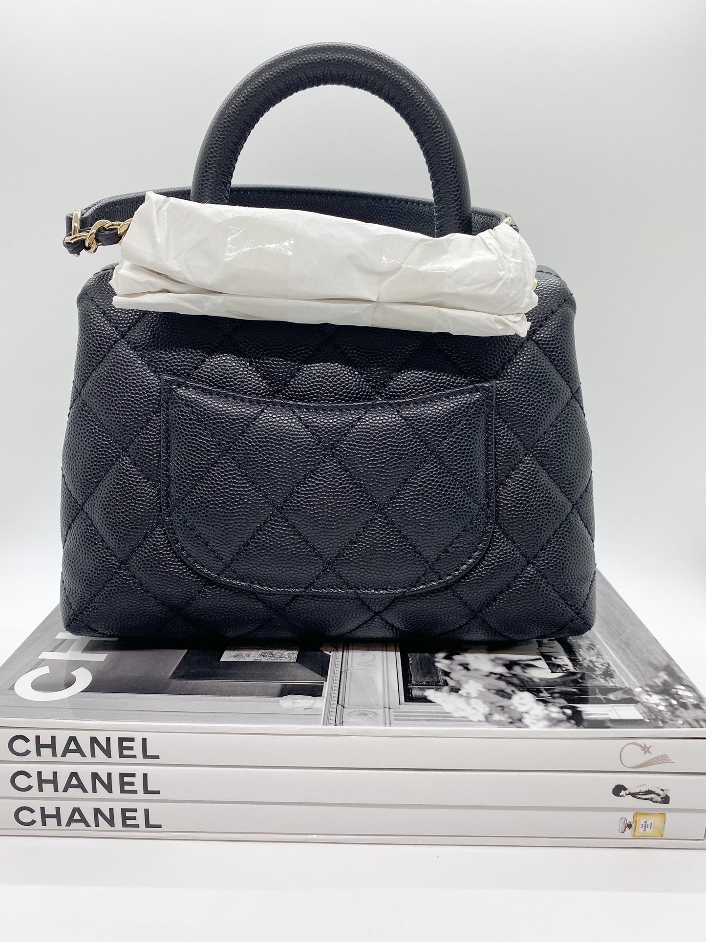 Chanel Black Extra Mini Coco Handle