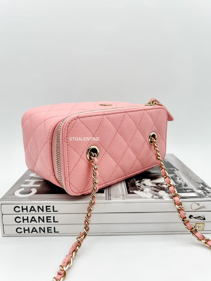 Chanel Pink Rectangular Vanity Bag