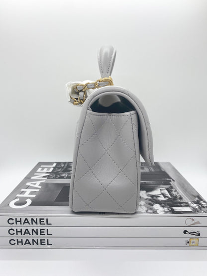 Chanel Classic Top Handle (Grey)