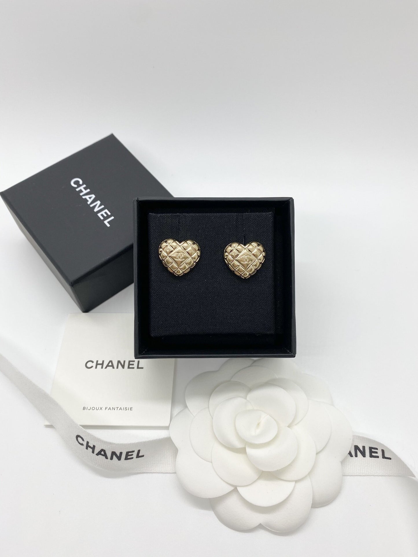 Chanel Heart Earrings