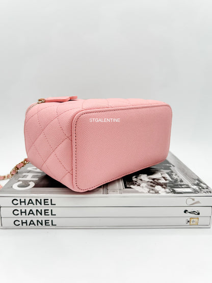 Chanel Pink Rectangular Vanity Bag