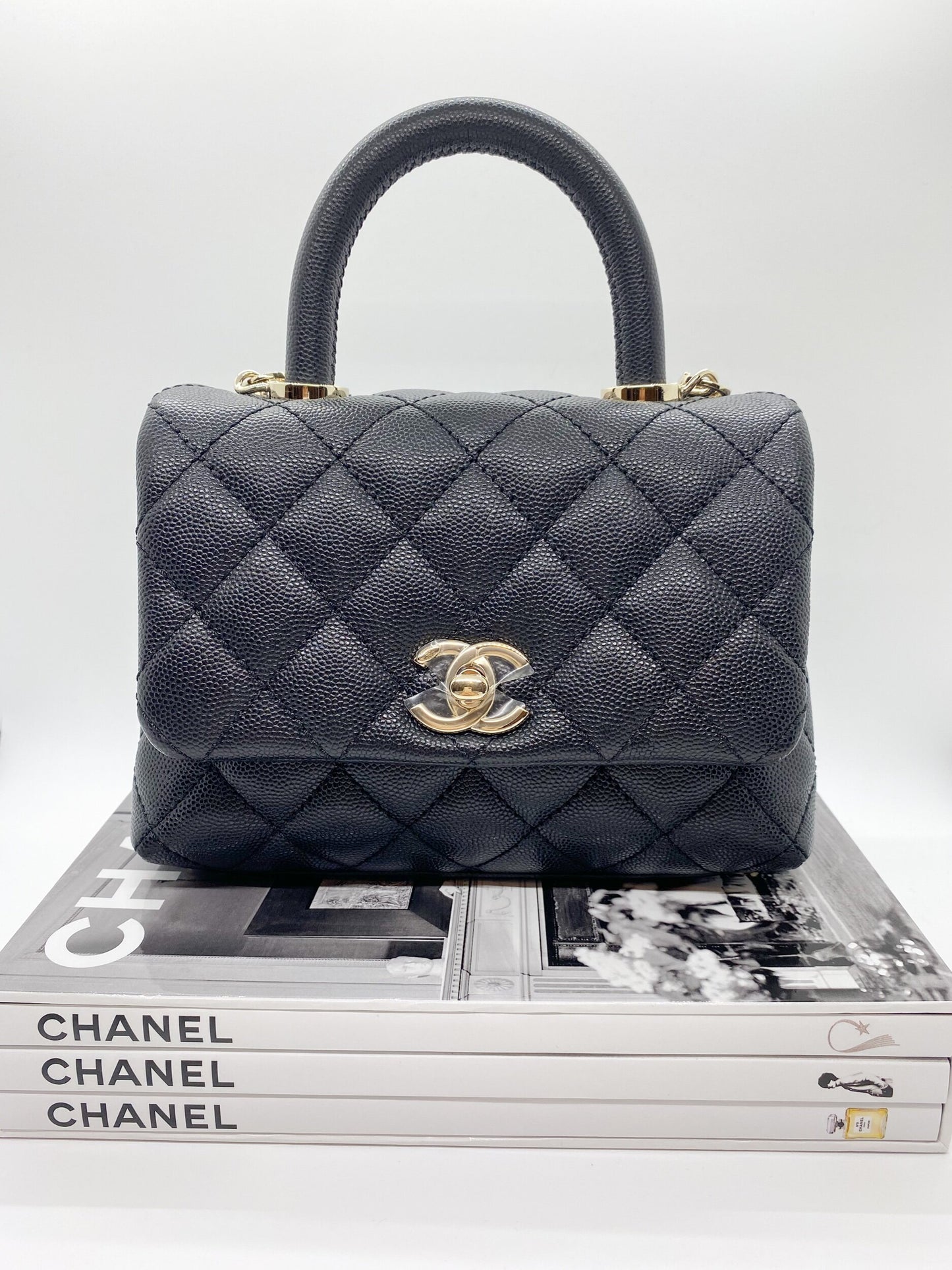Chanel Black Extra Mini Coco Handle