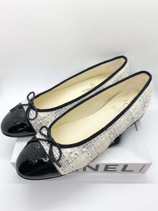 Chanel Ballerina in Tweed Size 40