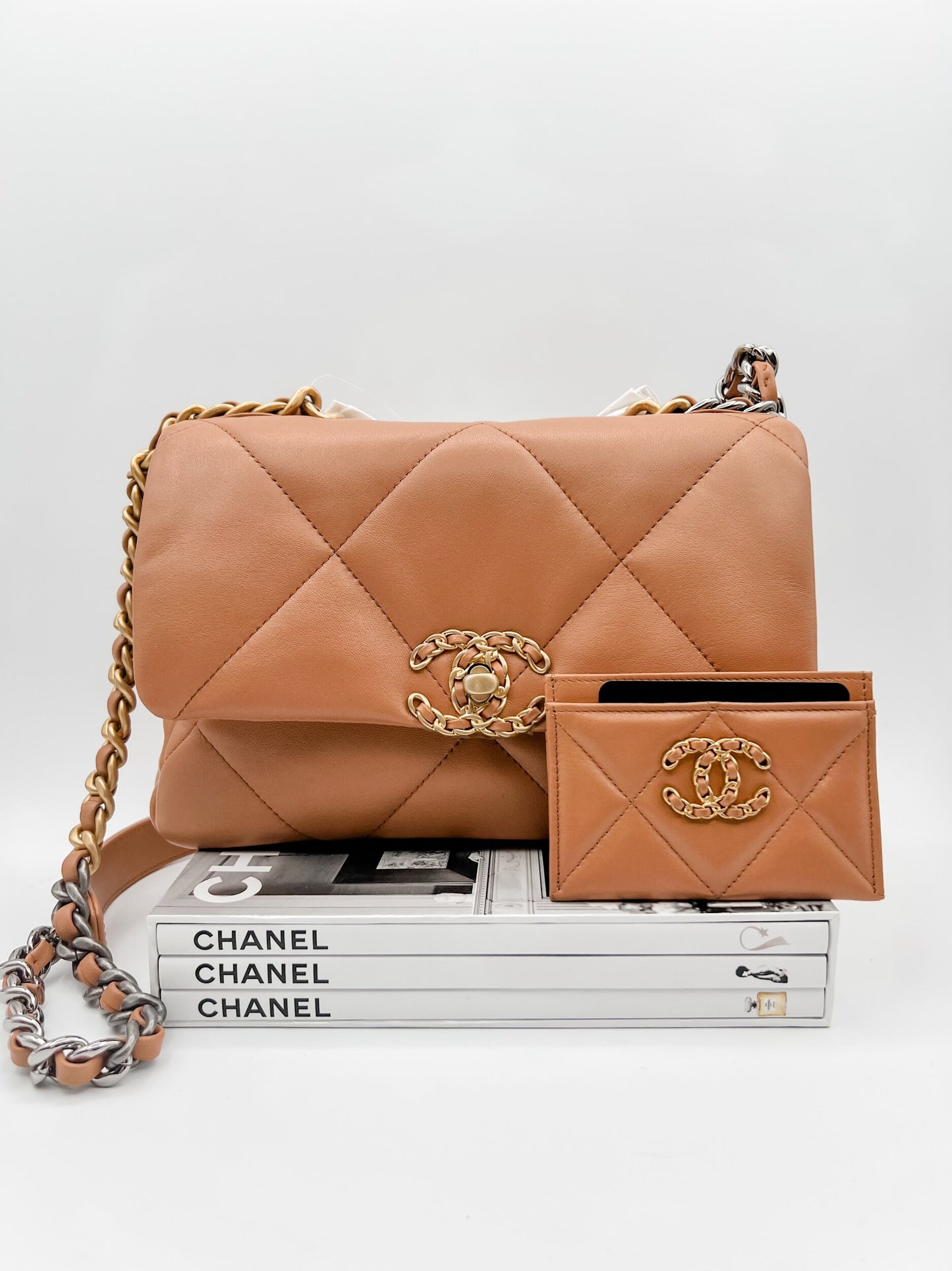 Chanel 19 Caramel in Small