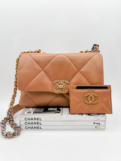 Chanel 19 Caramel in Small