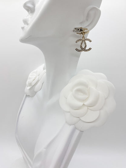 Chanel 3 Logo Stud Earrings