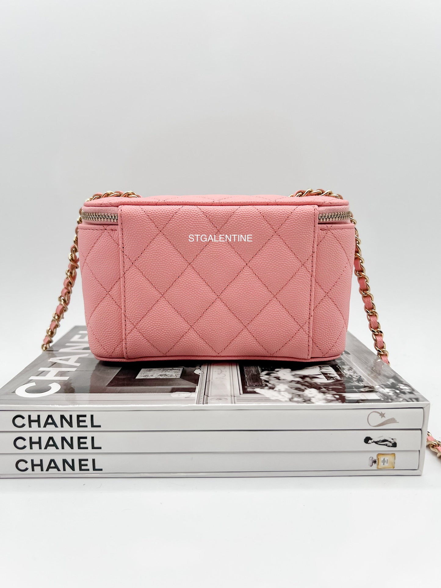 Chanel Pink Rectangular Vanity Bag