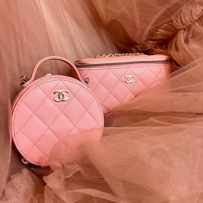 Chanel Pink Rectangular Vanity Bag