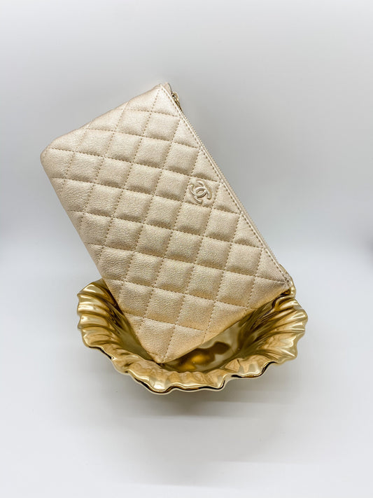 Chanel Gold Small O Case