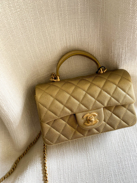 Chanel Classic Mini Flap with Top Handle