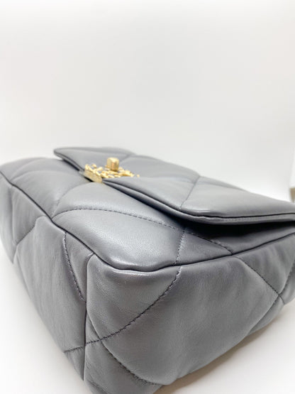 Chanel 19 Dark Grey in Small
