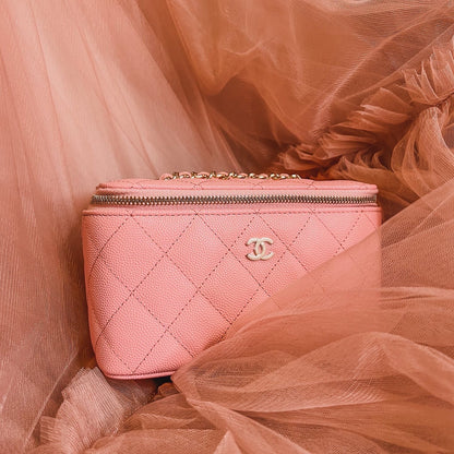 Chanel Pink Rectangular Vanity Bag