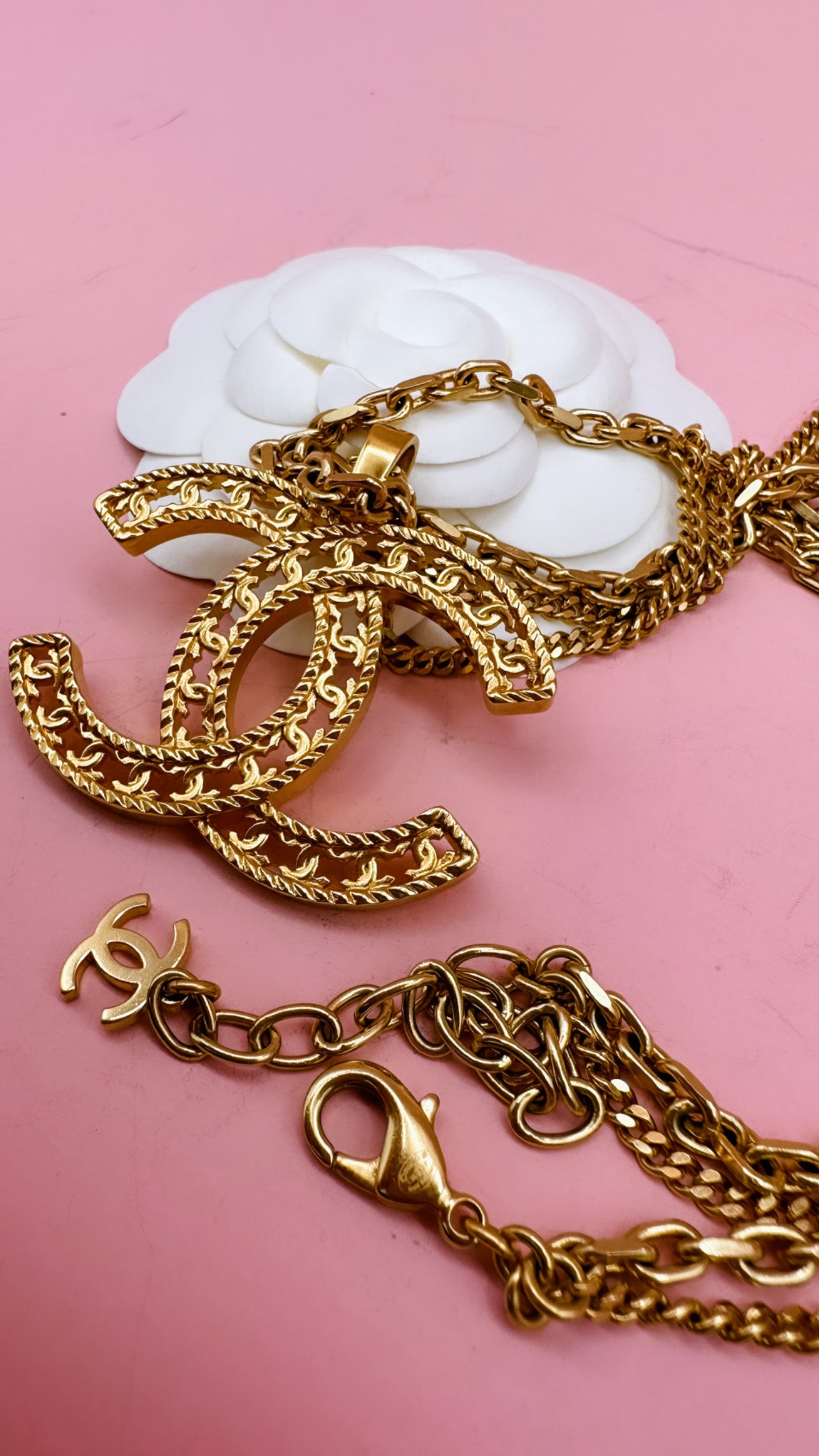 Chanel Gold Statement Necklace